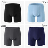 Men's breathable cotton boxer briefs for sports and everyday comfort.