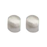 925 sterling silver stud earrings with a classic polished design.