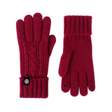 Knitted Winter Outdoor Cycling Gloves - Fresh Apricot