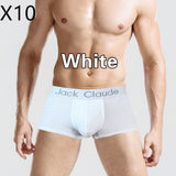 Men's black boxer briefs with breathable stretch fabric, supportive fit, and soft waistband for everyday comfort.