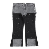 Men's Contrast Washed Bootcut Jeans - Dark Gray
