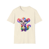 Cute Rainbow Critter T-Shirt — Colorful Kawaii Animal Tee
