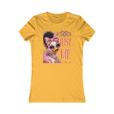 Just Me Womens Tee - Glam Duck Graphic Shirt