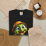Cute Turtle Graphic T-Shirt — Thumbs-Up Cartoon Turtle Design