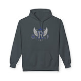 Royal R Crest Hoodie — Winged Letter R Crown Graphic Hoodie