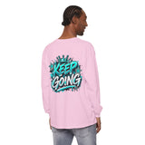 Unisex Keep Going Motivational Graphic Long Sleeve T-Shirt