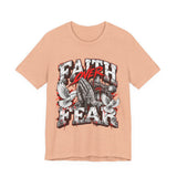 Faith Over Fear T‑Shirt — Prayer Hands & Doves Christian Tee