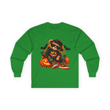 Halloween Streetwear Teddy Bear Graphic Long Sleeve