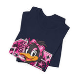 Delicious Pink Duck Graphic Tee — Cute Retro Streetwear T-Shirt