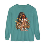 Queen Gold Graphic Women’s Long Sleeve Shirt