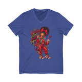 Girl Power V-Neck Tee – 'Pretty Girl Hustle' Graphic Tee for Girls & Teens