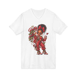 Girl Power V-Neck Tee – 'Pretty Girl Hustle' Graphic Tee for Girls & Teens