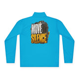 Quarter-Zip Pullover — "Move in Silence" Graphic