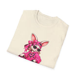 Kangaroo Skater Pink Graphic T-Shirt