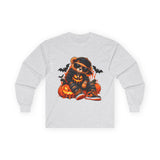 Halloween Streetwear Teddy Bear Graphic Long Sleeve