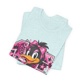 Delicious Pink Duck Graphic Tee — Cute Retro Streetwear T-Shirt