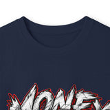 Money Makes Moves Teddy Bear Graphic Long Sleeve Shirt