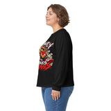 Money Makes Moves Teddy Bear Graphic Long Sleeve Shirt