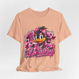 Delicious Pink Duck Graphic Tee — Cute Retro Streetwear T-Shirt
