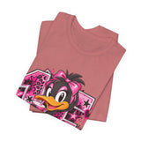 Delicious Pink Duck Graphic Tee — Cute Retro Streetwear T-Shirt