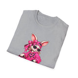 Kangaroo Skater Pink Graphic T-Shirt