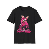 Kangaroo Skater Pink Graphic T-Shirt