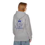 Royal R Crest Hoodie — Winged Letter R Crown Graphic Hoodie