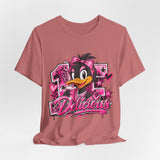 Delicious Pink Duck Graphic Tee — Cute Retro Streetwear T-Shirt