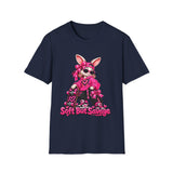 Kangaroo Skater Pink Graphic T-Shirt