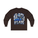 God Has a Plan Christian Graphic Long Sleeve Shirt