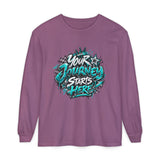Unisex Keep Going Motivational Graphic Long Sleeve T-Shirt