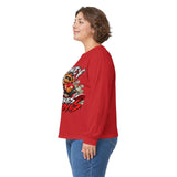 Money Makes Moves Teddy Bear Graphic Long Sleeve Shirt