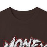 Money Makes Moves Teddy Bear Graphic Long Sleeve Shirt