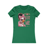 Just Me Womens Tee - Glam Duck Graphic Shirt