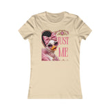 Just Me Womens Tee - Glam Duck Graphic Shirt
