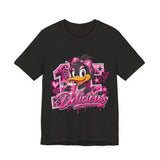 Delicious Pink Duck Graphic Tee — Cute Retro Streetwear T-Shirt
