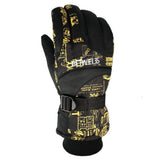 Insulated winter ski gloves for skiing and outdoor winter activities.