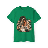 Glam Coffee Girl Graphic T-Shirt