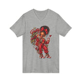 Girl Power V-Neck Tee – 'Pretty Girl Hustle' Graphic Tee for Girls & Teens