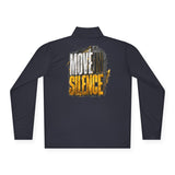 Quarter-Zip Pullover — "Move in Silence" Graphic