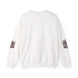 Crewneck Sweatshirt – 'Fear Nothing' Gothic Crown Graphic