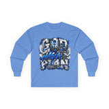 God Has a Plan Christian Graphic Long Sleeve Shirt