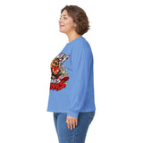 Money Makes Moves Teddy Bear Graphic Long Sleeve Shirt
