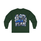 God Has a Plan Christian Graphic Long Sleeve Shirt