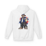 Bulldog Streetwear Hoodie — Urban Varsity Dog Graphic