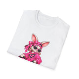Kangaroo Skater Pink Graphic T-Shirt