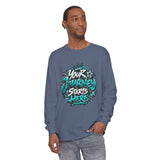 Unisex Keep Going Motivational Graphic Long Sleeve T-Shirt