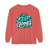 Unisex Keep Going Motivational Graphic Long Sleeve T-Shirt