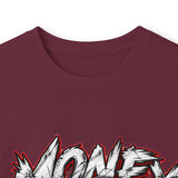 Money Makes Moves Teddy Bear Graphic Long Sleeve Shirt