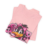 Delicious Pink Duck Graphic Tee — Cute Retro Streetwear T-Shirt
